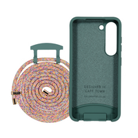 Samsung S23 Plus TIDAL TEAL CASE + RAINBOW CORD