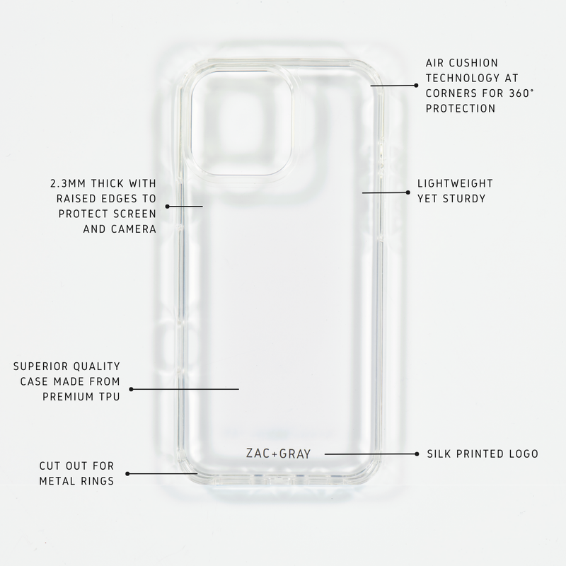 CLEAR TRANSPARENT CASE