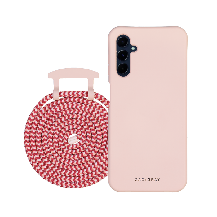 Samsung A15 ROSÉ PINK CASE + CORD