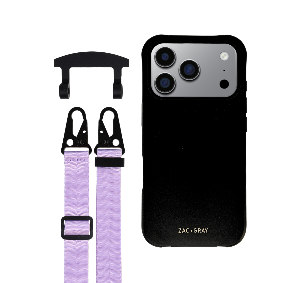 iPhone 17 Pro MIDNIGHT BLACK CASE + STRAP