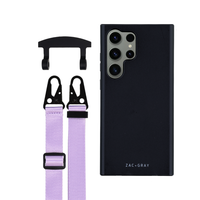 Samsung S25 Ultra MIDNIGHT BLACK CASE + STRAP