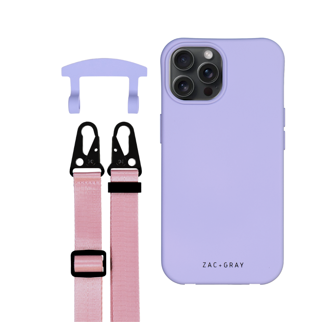 iPhone 15 Pro Max WISTERIA BLOOM CASE + STRAP