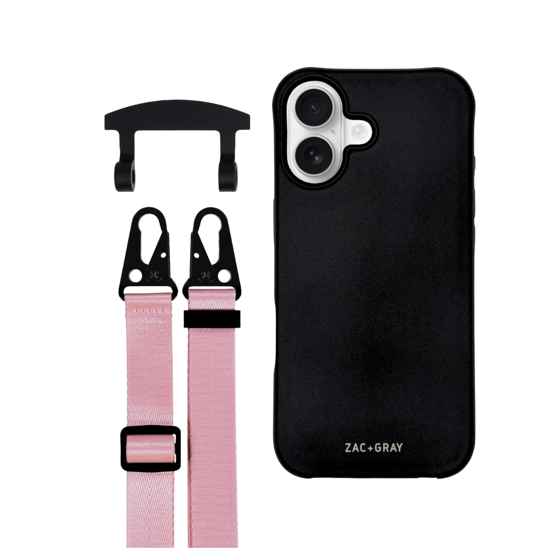 iPhone 17 MIDNIGHT BLACK CASE + STRAP