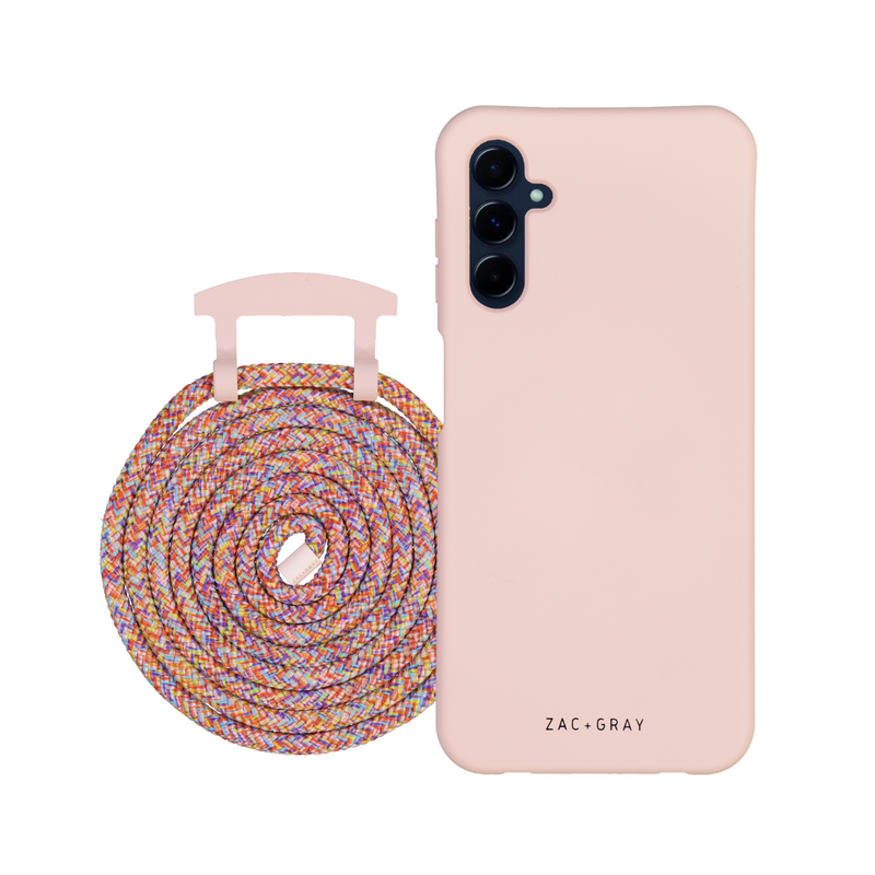 Samsung A14 ROSÉ PINK CASE + CORD