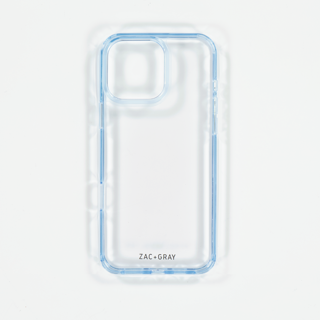 BLUE TRANSPARENT CASE