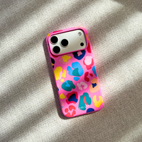 CANDY PINK MULTI LEOPARD PHONE CASE