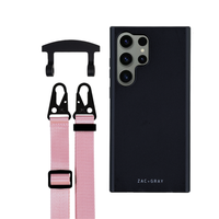 Samsung S25 Ultra MIDNIGHT BLACK CASE + STRAP