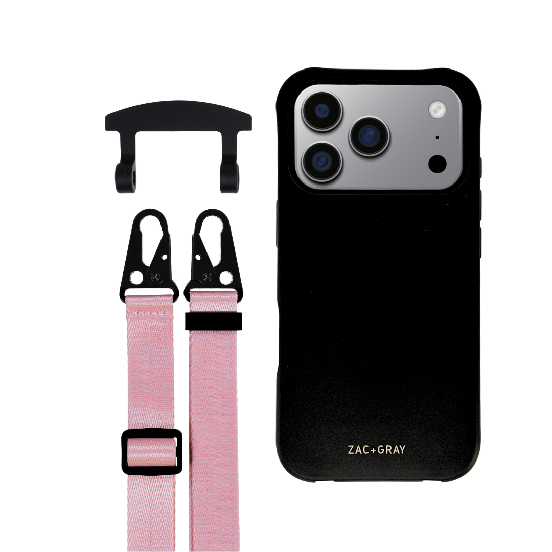 iPhone 17 Pro MIDNIGHT BLACK CASE + STRAP