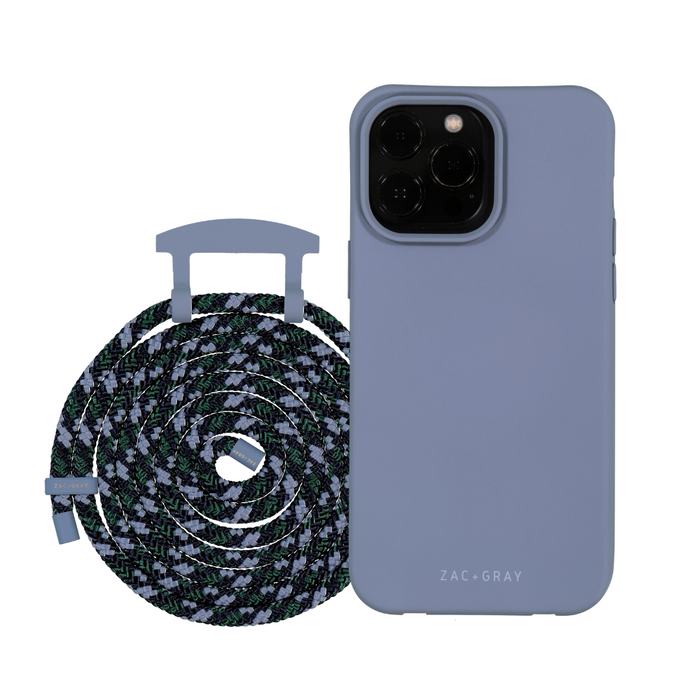 iPhone 16 Pro BLUE FOG CASE + CORD