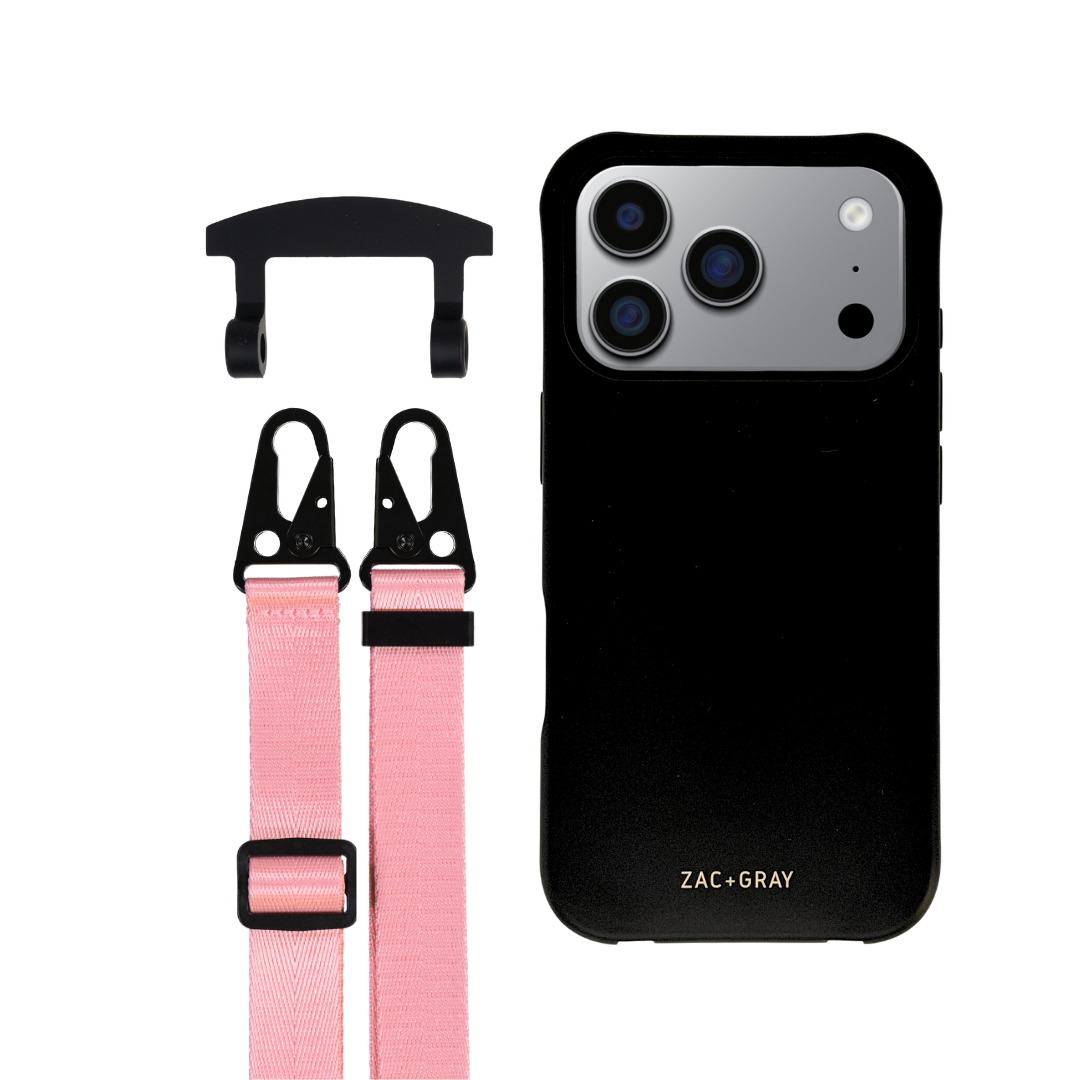iPhone 17 Pro MIDNIGHT BLACK CASE + STRAP