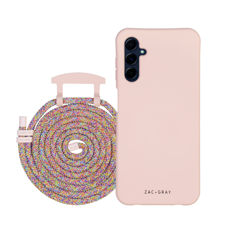 Samsung A14 ROSÉ PINK CASE + CORD