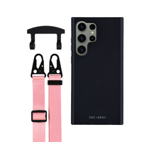 Samsung S25 Ultra MIDNIGHT BLACK CASE + STRAP