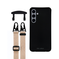 Samsung S24 MIDNIGHT BLACK CASE + STRAP