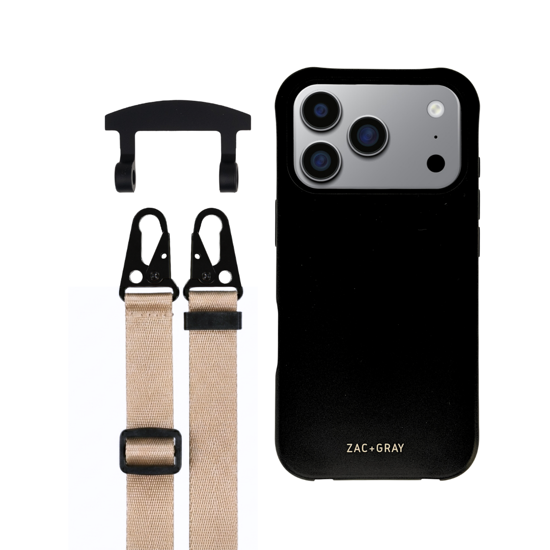 iPhone 17 Pro MIDNIGHT BLACK CASE + STRAP
