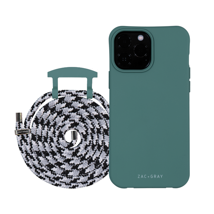 iPhone 12 and iPhone 12 Pro TIDAL TEAL CASE + GLACIER CORD