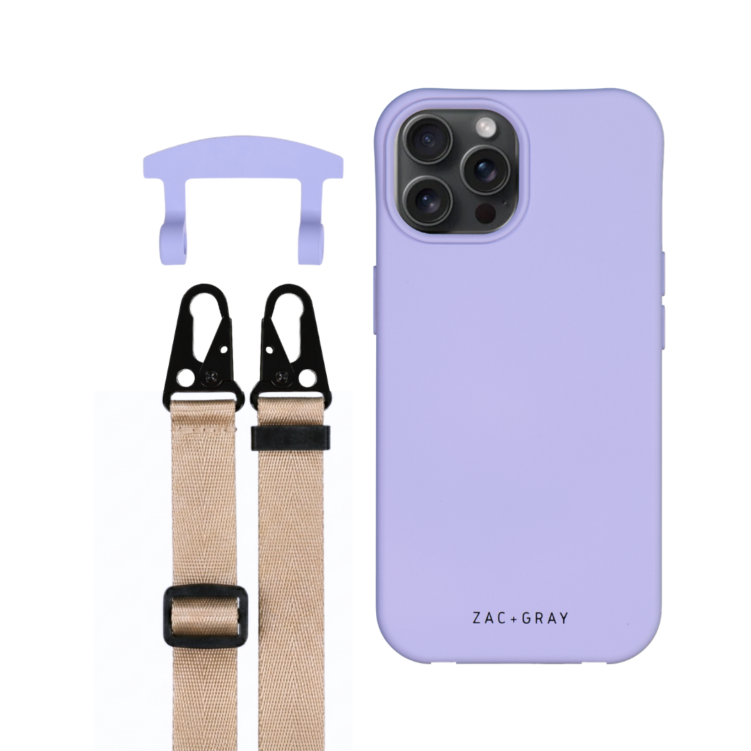 iPhone 15 Pro Max WISTERIA BLOOM CASE + STRAP