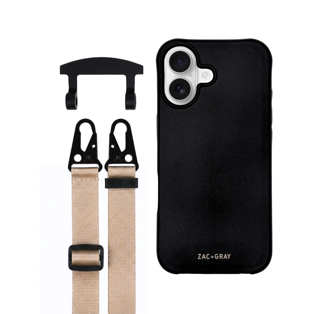 iPhone 17 MIDNIGHT BLACK CASE + STRAP