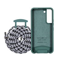 Samsung S22 TIDAL TEAL CASE + GLACIER CORD