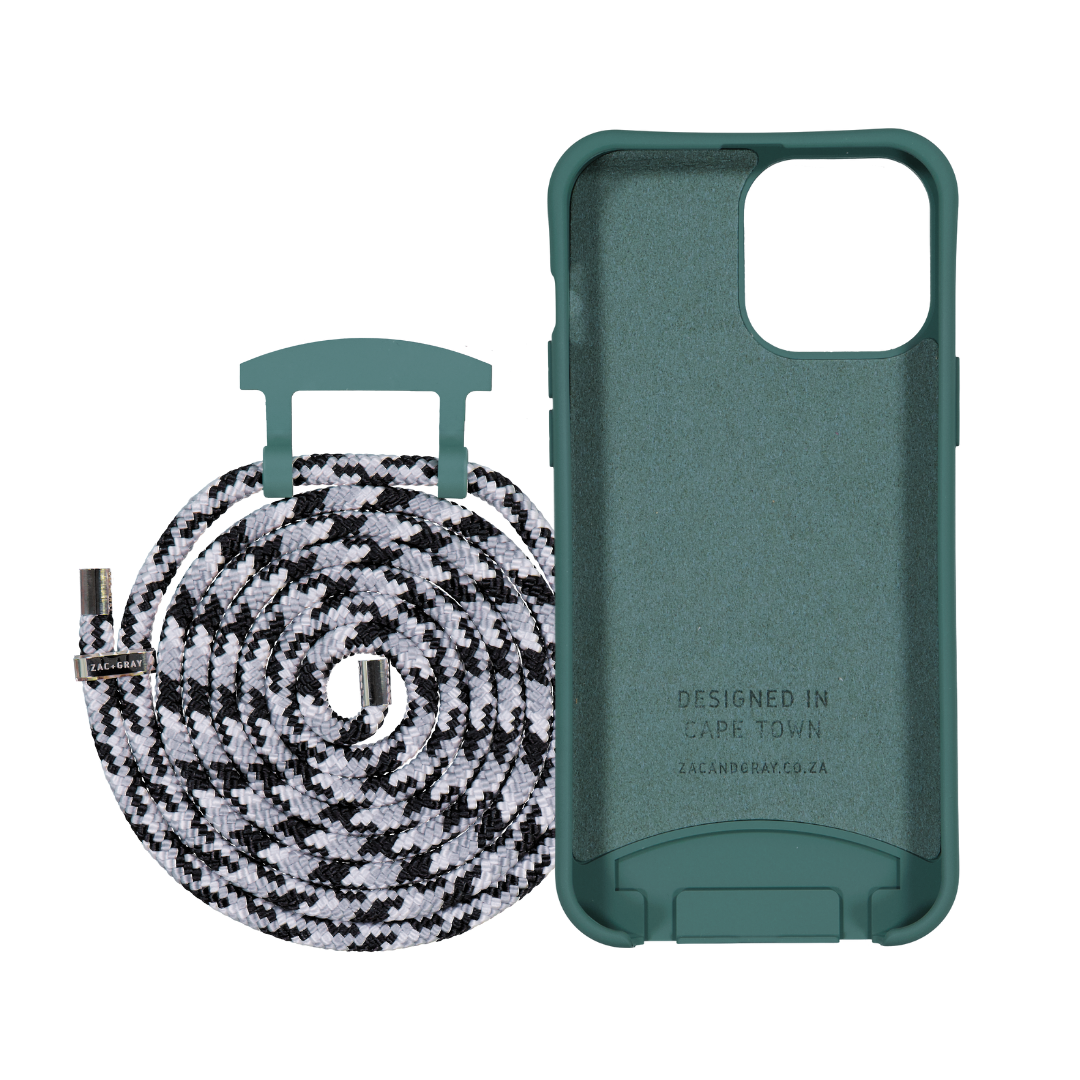 iPhone 14 Plus TIDAL TEAL CASE + GLACIER CORD