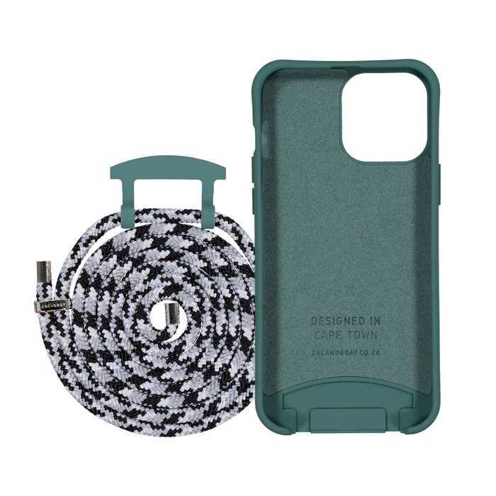 iPhone 12 and iPhone 12 Pro TIDAL TEAL CASE + GLACIER CORD
