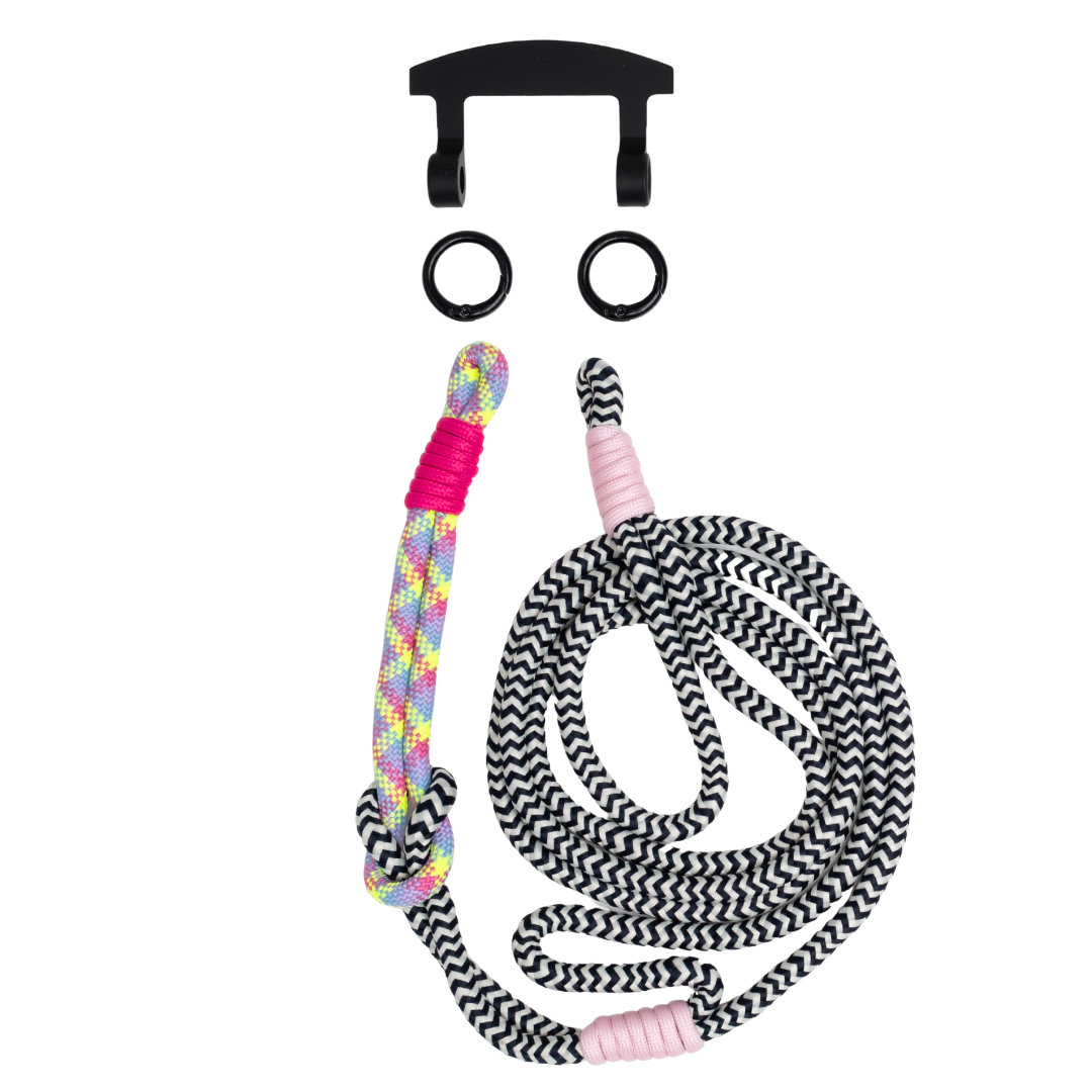 ELECTRIC BLOOM KNOTTED CORD + HOOK