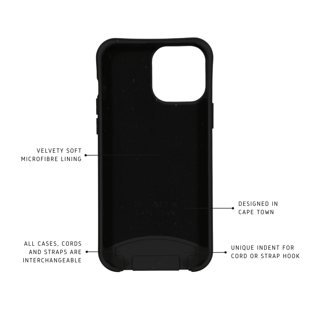 iPhone 14 Plus MIDNIGHT BLACK CASE + MIDNIGHT BLACK STRAP