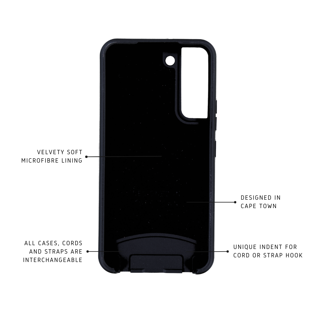 Samsung S22 Plus MIDNIGHT BLACK CASE + MIDNIGHT BLACK STRAP