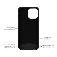 iPhone 12 Pro Max MIDNIGHT BLACK CASE + MIDNIGHT SKY CORD