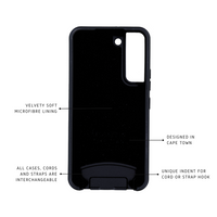 Samsung S22 MIDNIGHT BLACK CASE + MIDNIGHT BLACK STRAP