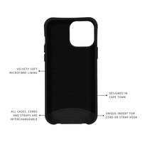 iPhone 15 Pro Max MIDNIGHT BLACK CASE + MIDNIGHT BLACK CORD