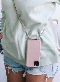 iPhone 6 Plus / 6s Plus / 7 Plus / 8 Plus ROSÉ PINK CASE + ROSÉ PINK CORD