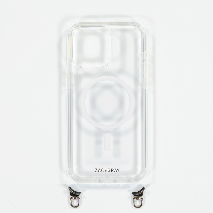 CRYSTAL CLEAR TRANSPARENT CASE WITH STRAP - MAGSAFE