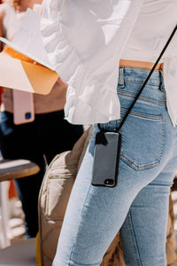 iPhone X and iPhone XS MIDNIGHT BLACK CASE + MIDNIGHT BLACK CORD