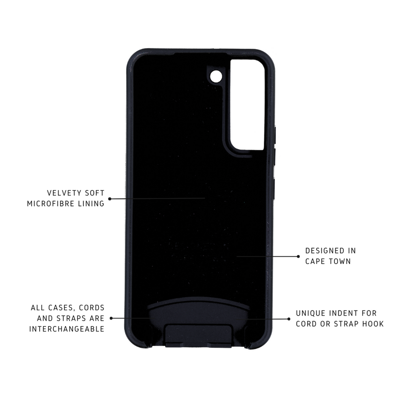 Samsung S21 MIDNIGHT BLACK CASE + MIDNIGHT BLACK STRAP