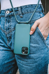 iPhone X and iPhone XS TIDAL TEAL CASE + TIDAL TEAL CORD