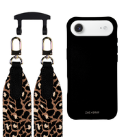 iPhone 17 Air MIDNIGHT BLACK CASE + PATTERNED STRAP
