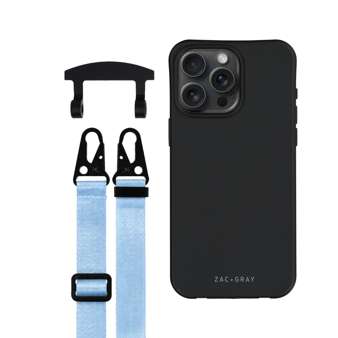 iPhone 17 Pro Max MIDNIGHT BLACK CASE + STRAP