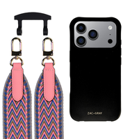 iPhone 17 Pro MIDNIGHT BLACK CASE + PATTERNED STRAP