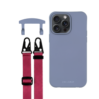 iPhone 15 Pro Max BLUE FOG CASE + STRAP