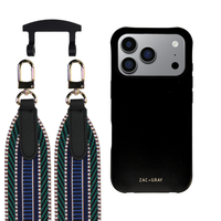 iPhone 17 Pro MIDNIGHT BLACK CASE + PATTERNED STRAP