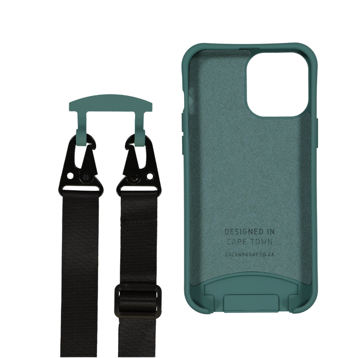 iPhone XS MAX TIDAL TEAL CASE + MIDNIGHT BLACK STRAP