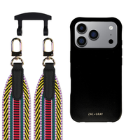 iPhone 17 Pro MIDNIGHT BLACK CASE + PATTERNED STRAP