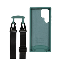 Samsung S22 Ultra TIDAL TEAL CASE + MIDNIGHT BLACK STRAP