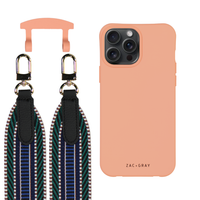 iPhone 6 / 6s / 7 / 8 / SE (2020 & 2022) SUNSET CORAL CASE + PATTERNED STRAP
