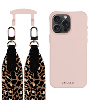 iPhone 6 / 6s / 7 / 8 / SE (2020 & 2022) ROSÉ PINK CASE + PATTERNED STRAP