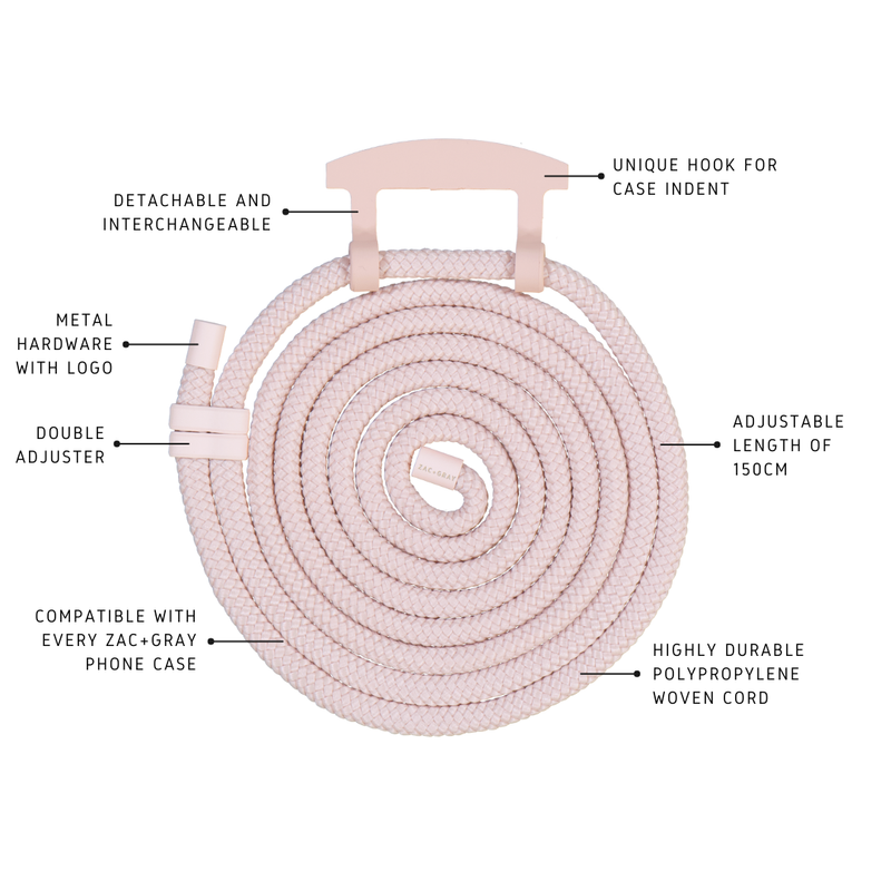 Samsung A14 ROSÉ PINK CASE + CORD