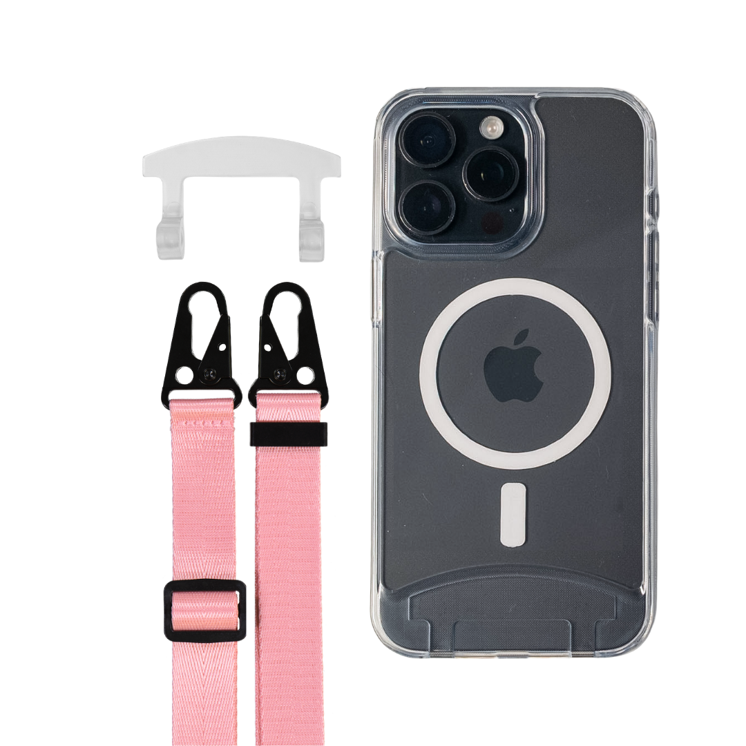 iPhone 16 Plus TRANSPARENT CASE + STRAP