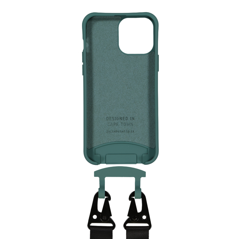 iPhone 11 Pro TIDAL TEAL CASE + MIDNIGHT BLACK STRAP