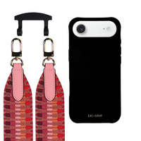 iPhone 17 Air MIDNIGHT BLACK CASE + PATTERNED STRAP