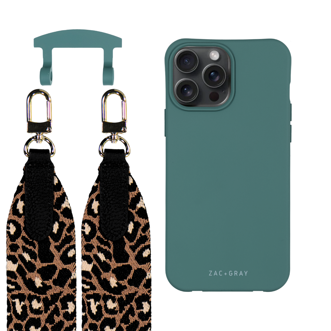 iPhone 17 Pro Max TIDAL TEAL CASE + PATTERNED STRAP